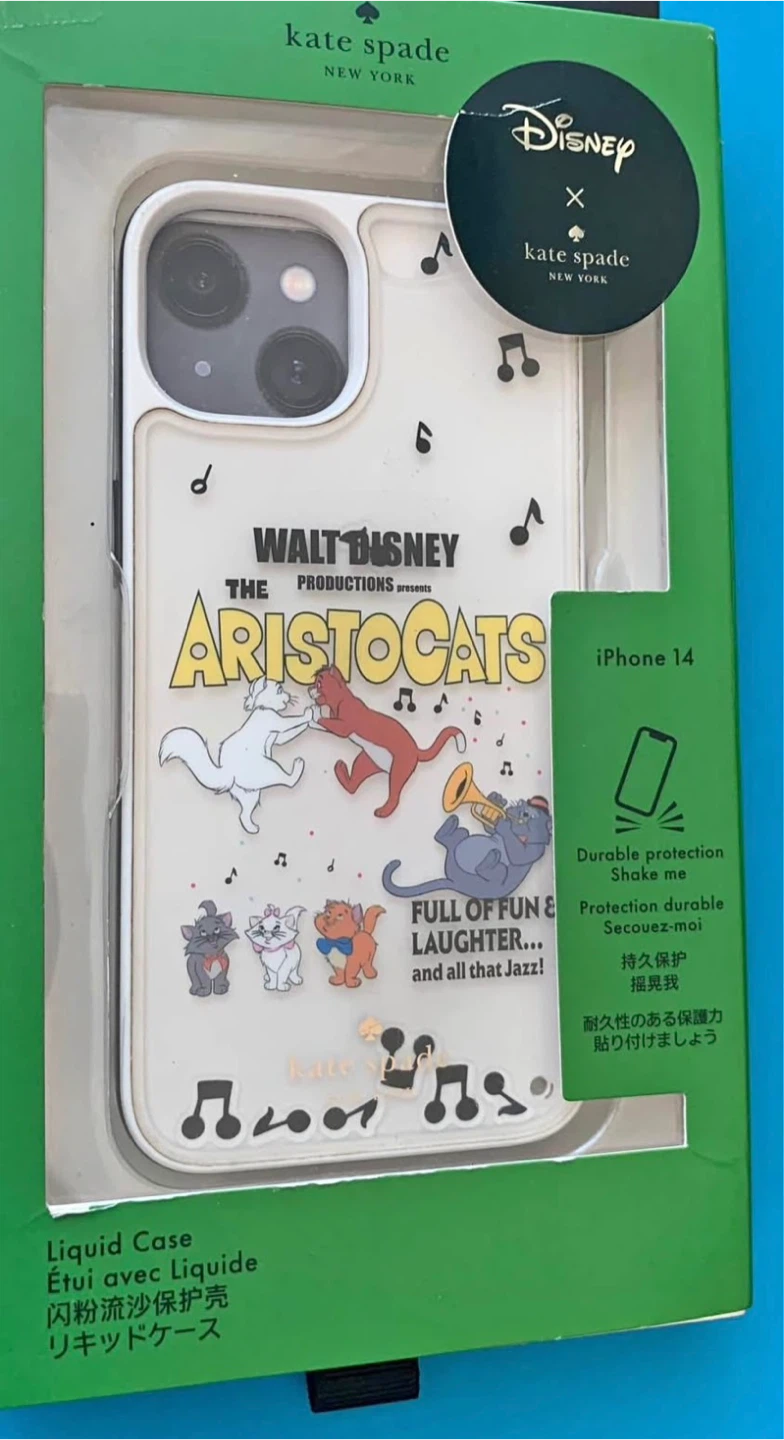Kate Spade Disney Aristocats iPhone 14 Liquid Case - photo 2