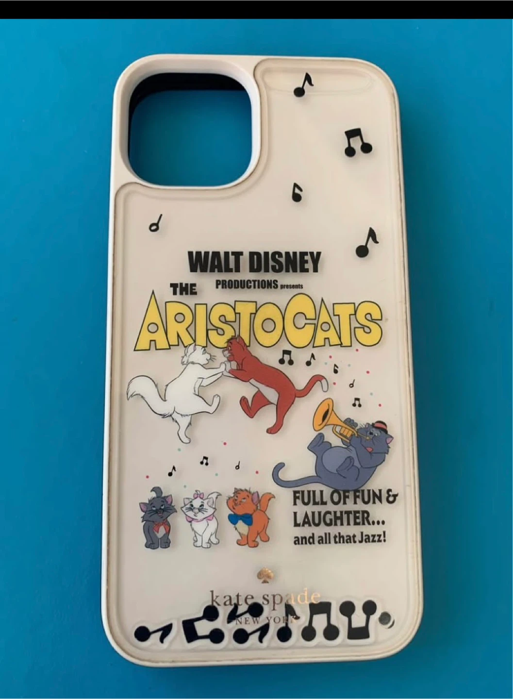 Kate Spade Disney Aristocats iPhone 14 Liquid Case