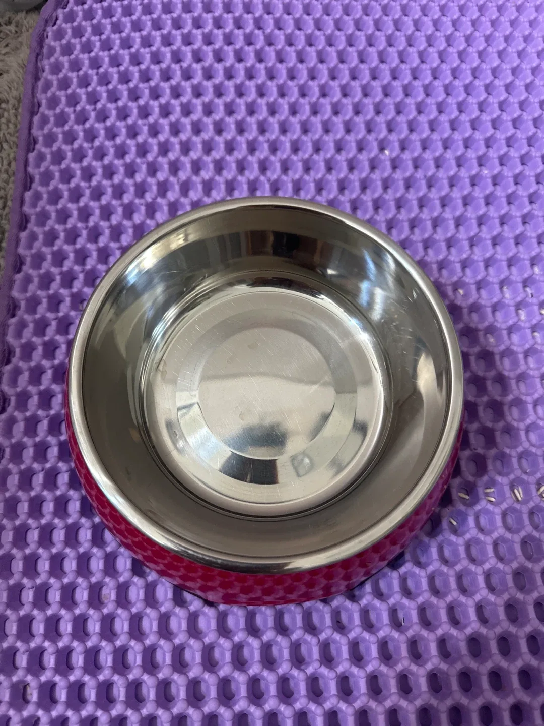 Essentials Melamine Feeding Bowl Red Pet Bowls image indicator(4)