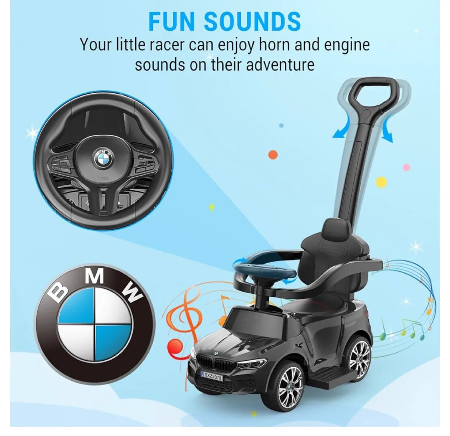 BMW M5 Ride-On Car - Black image indicator(3)