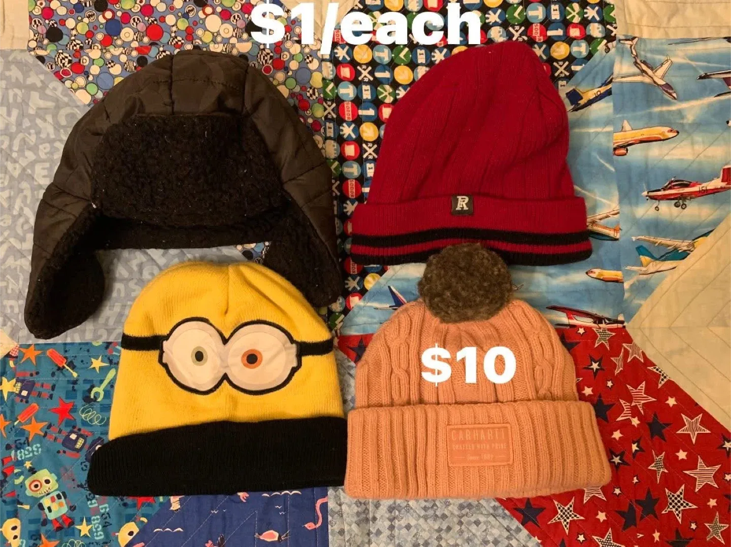 Toddler Hats & Clothes - Carhartt, H&M, Old Navy image indicator(2)