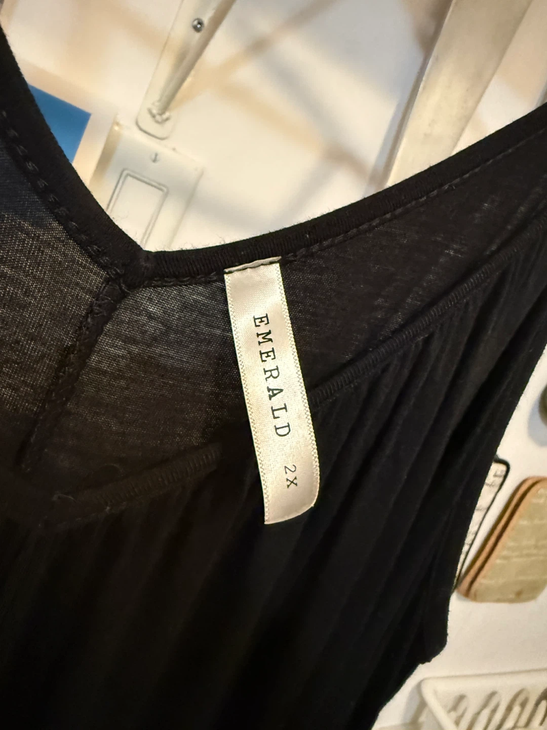 Emerald Black Wide-Leg Jumpsuit – Size 2X - photo 4