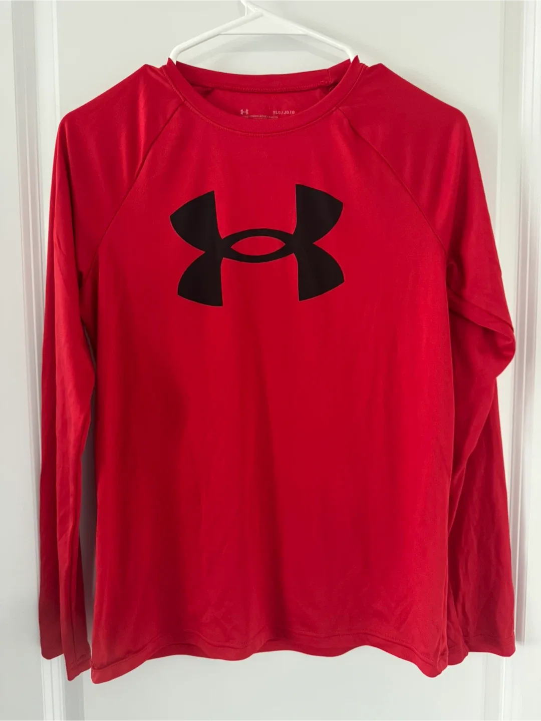 Under Armour Boy's Long-Sleeved Tee ~ Size YLG 🧡 thumbnail
