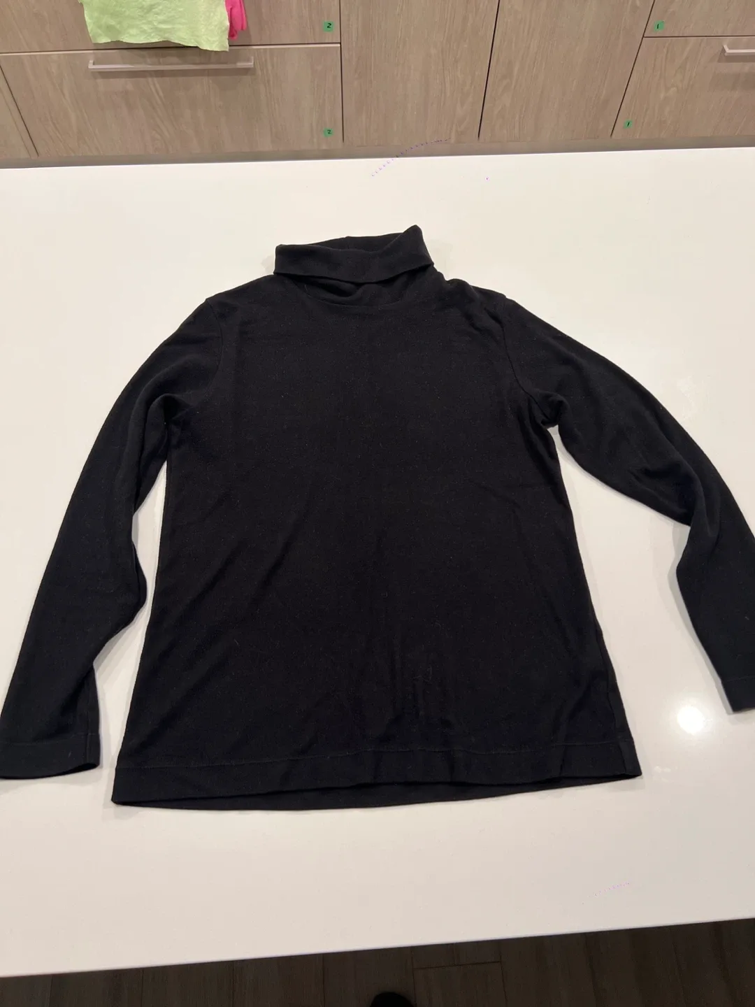Uniqlo Black Turtleneck - Size L thumbnail