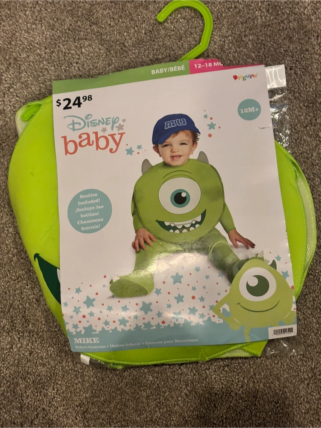Disney Monsters Inc. Sully Costume - Size S (1T-3T) - photo 3