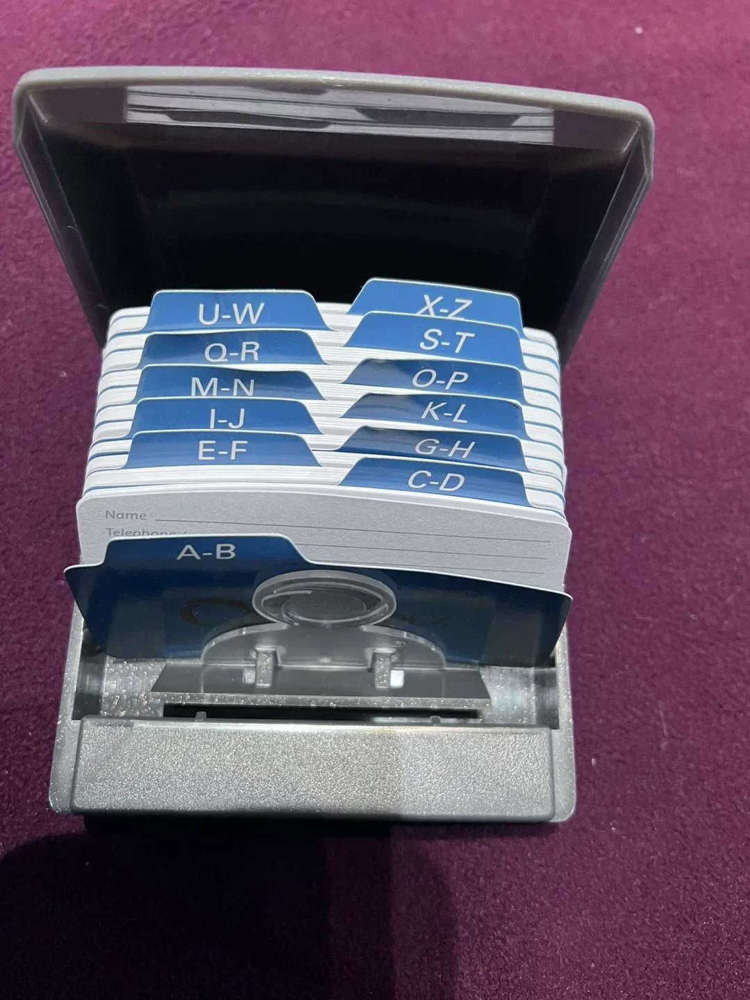 Rolodex Rotary Card File