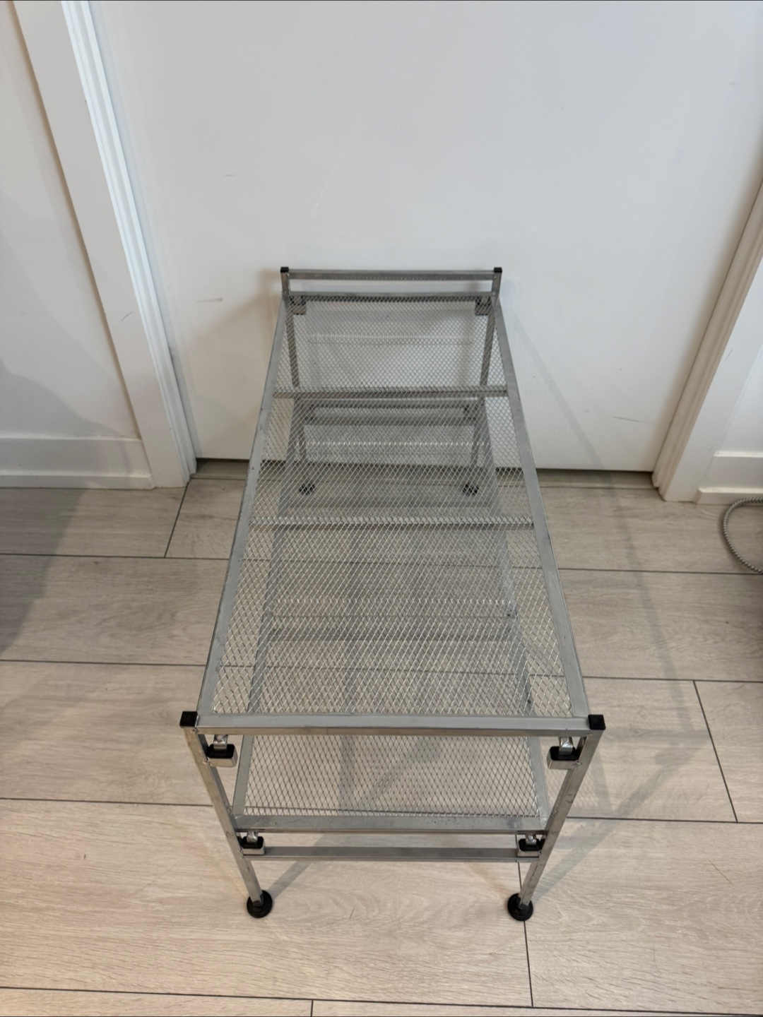 Silver Shoe Rack - photo 2