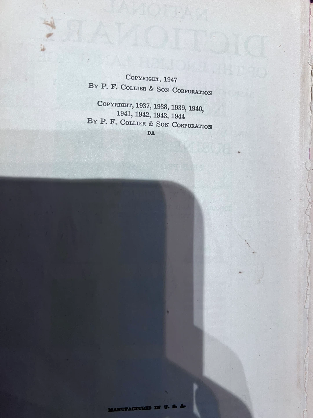 National Dictionary by Noah Webster - photo 2
