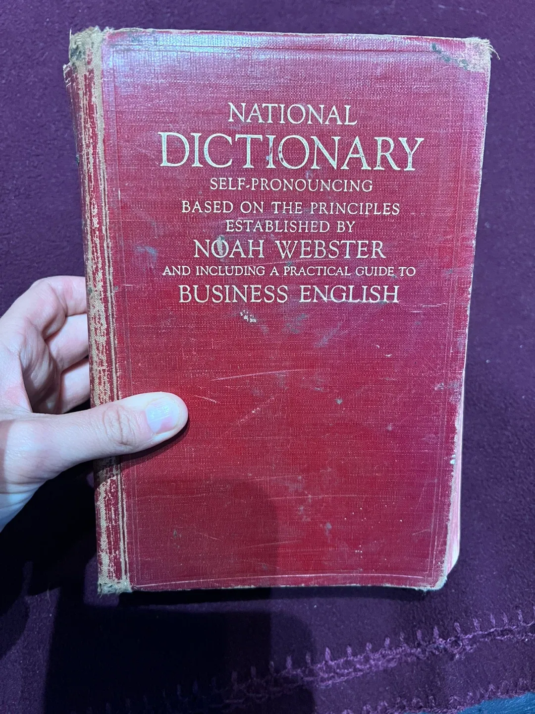 National Dictionary by Noah Webster