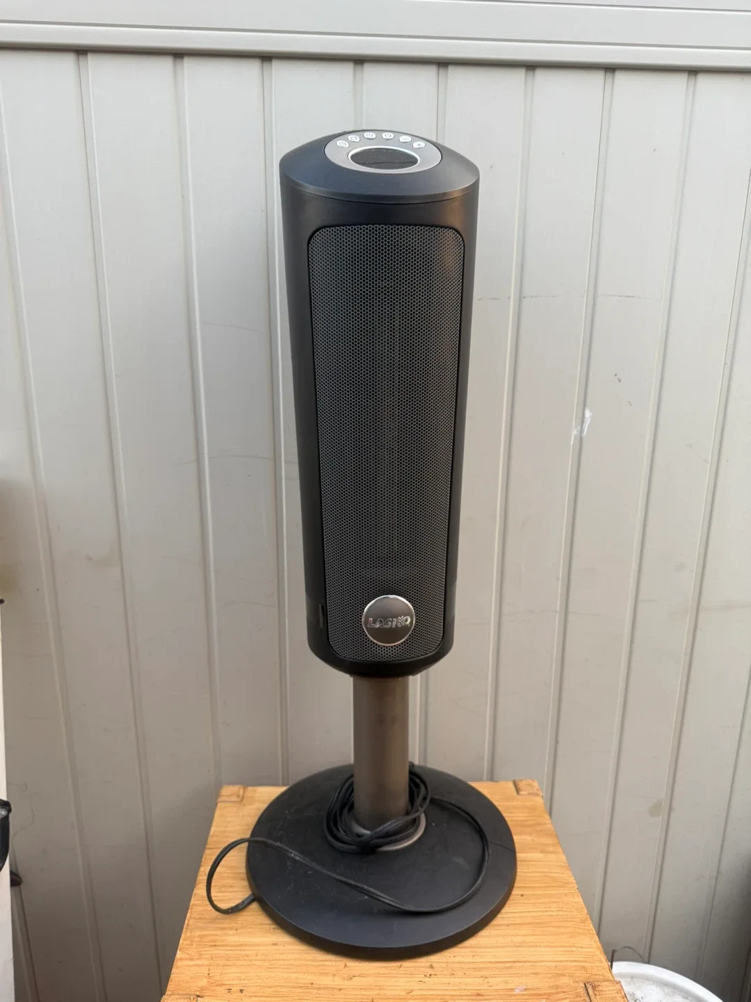 Lasko Black Oscillating Tower Fan thumbnail