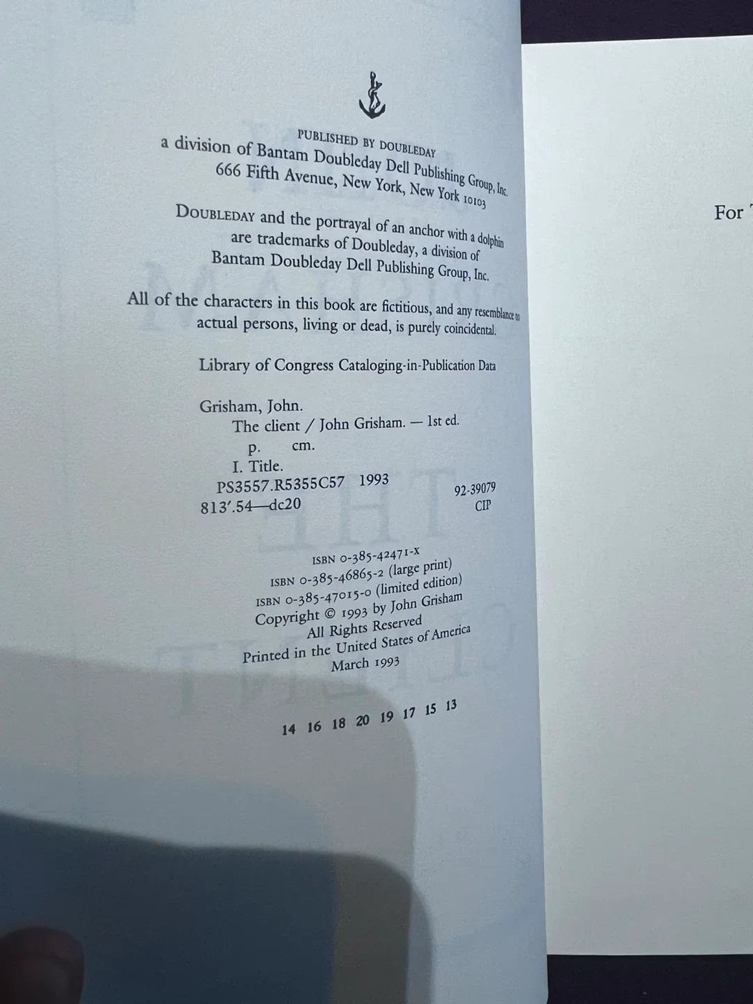 The Client by John Grisham, Doubleday image indicator(4)