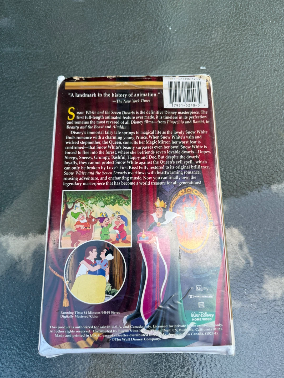 Walt Disney Snow White VHS Tape - photo 3