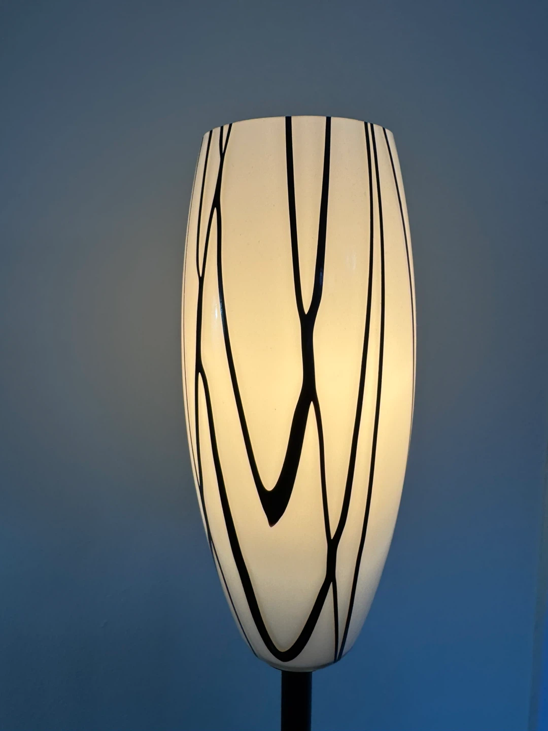 Kendal Floor Lamp - Black & White - photo 2