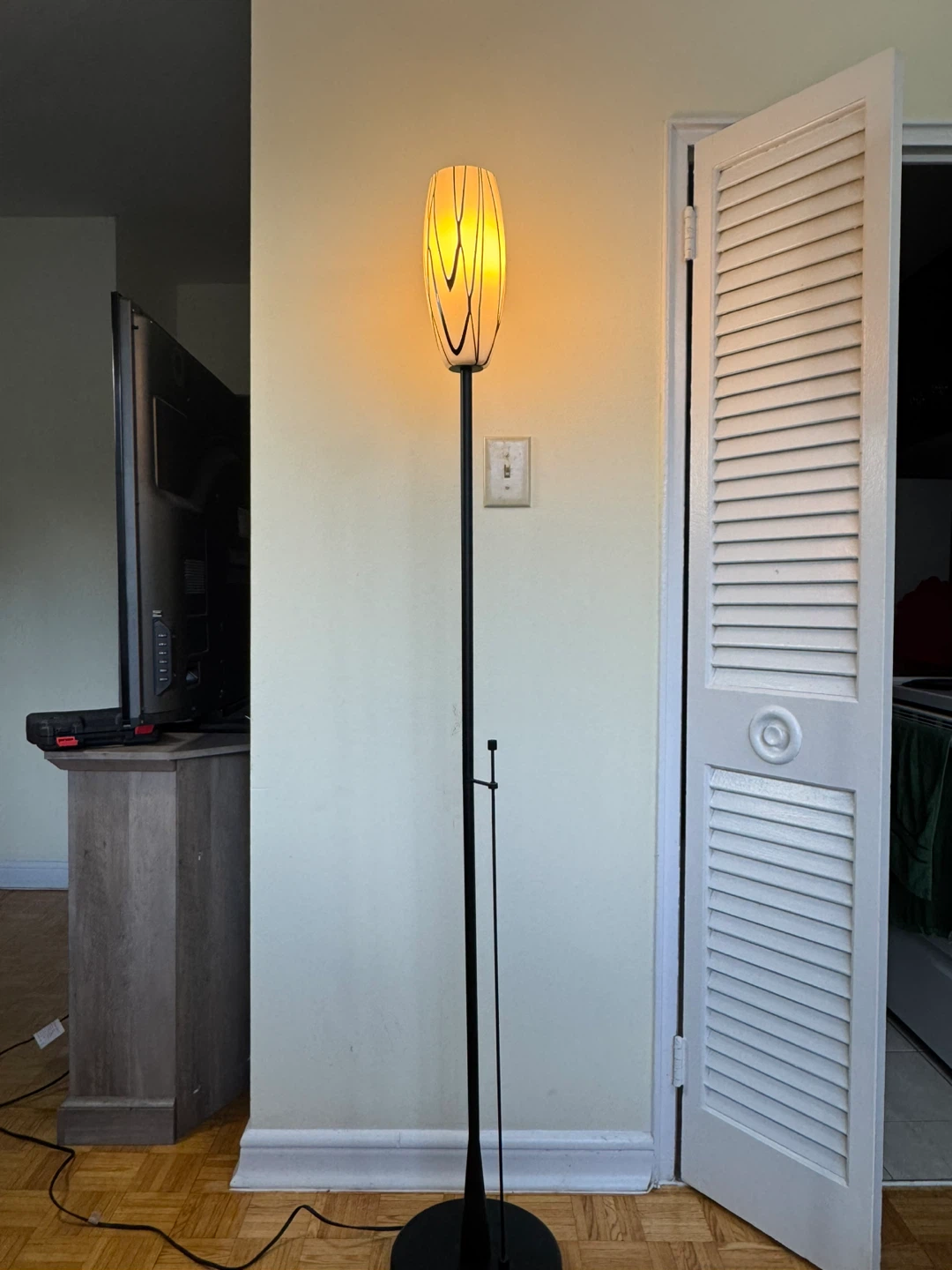 Kendal Floor Lamp - Black & White - photo 3