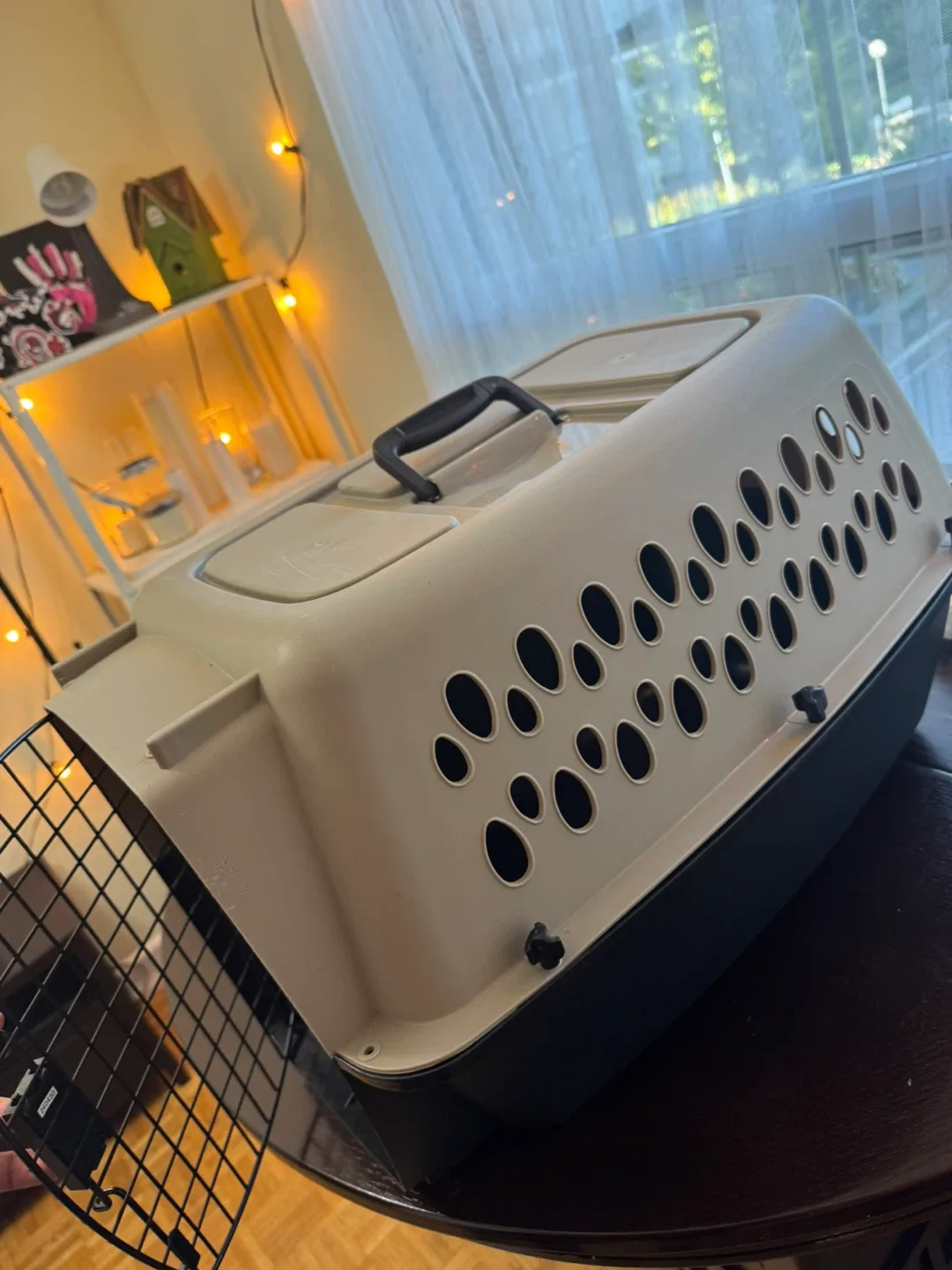Pet Carrier - Beige & Black image indicator(3)