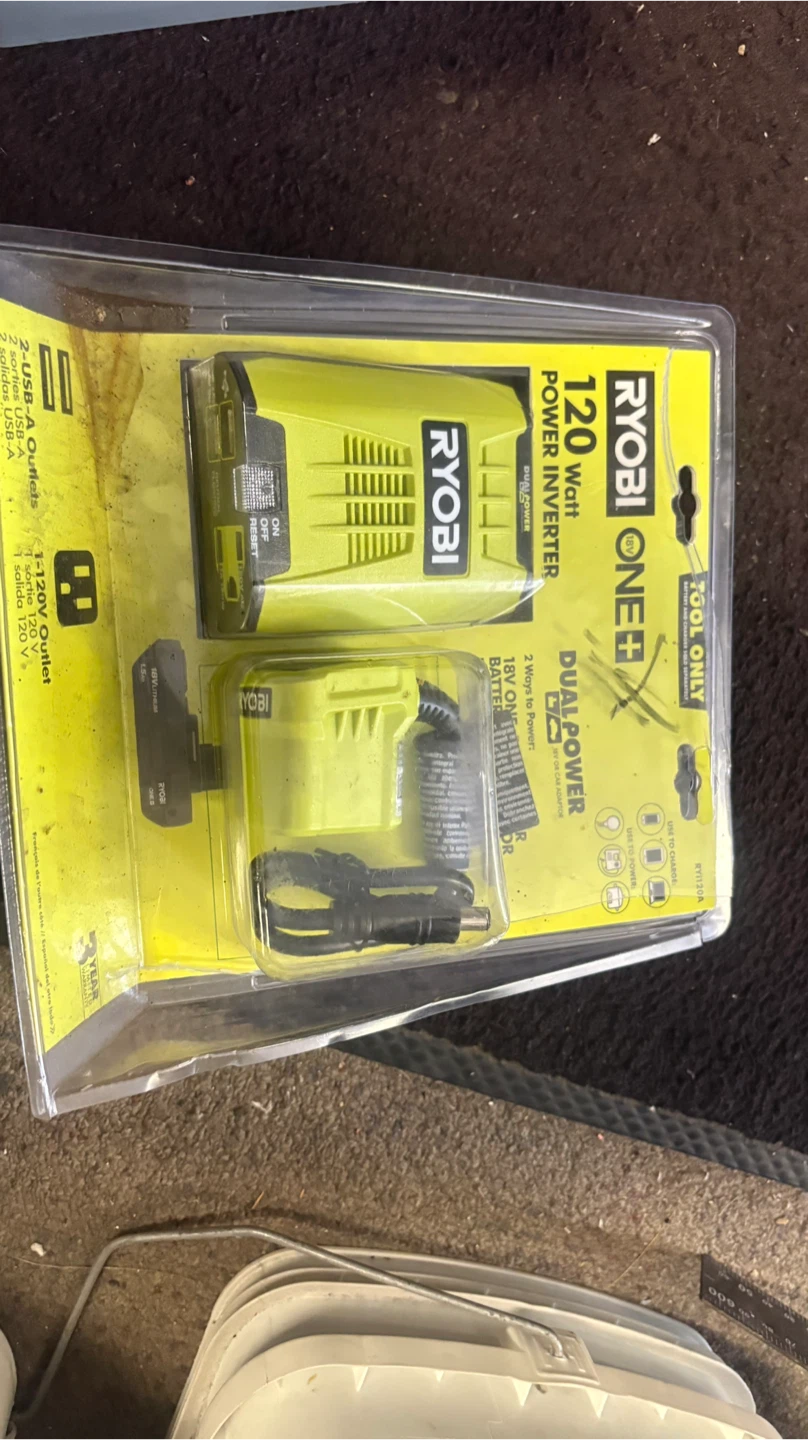 Ryobi ONE+ 120 Watt Power Inverter - New