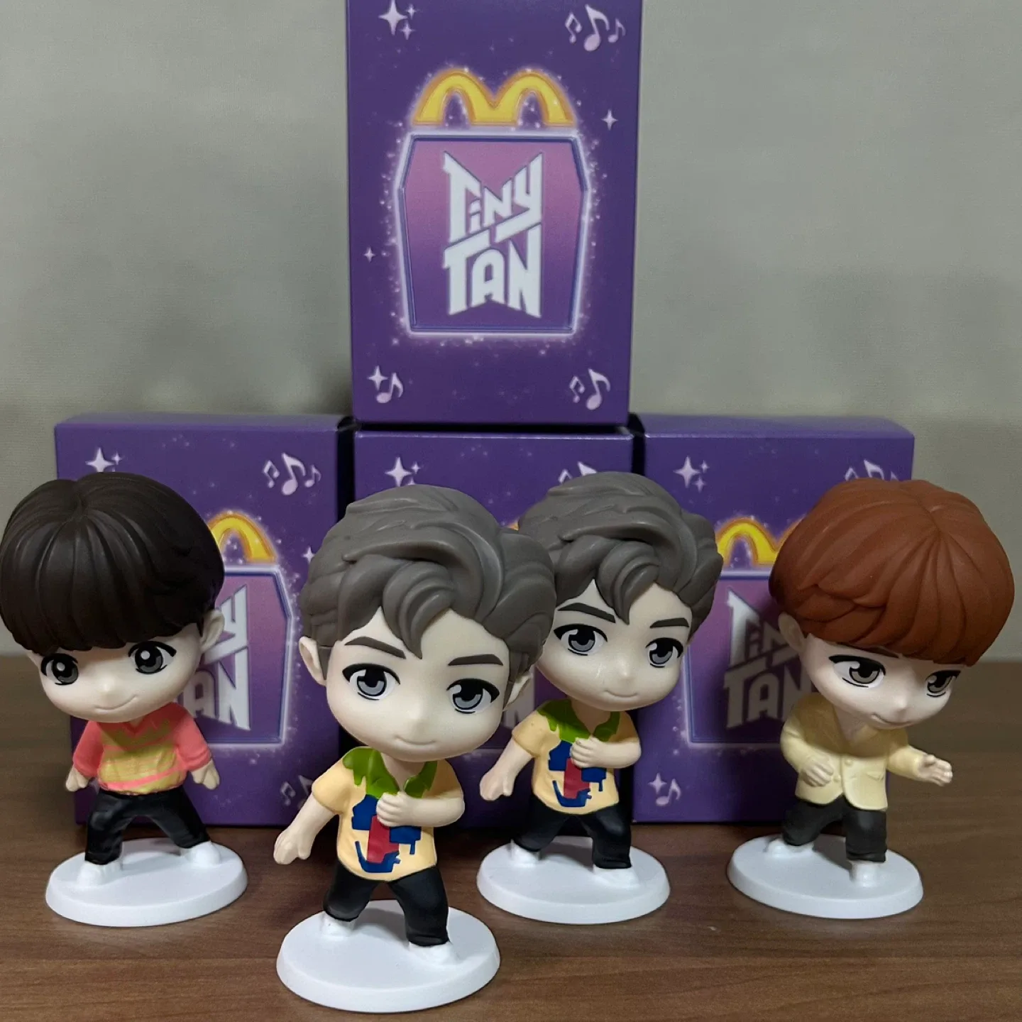 McDonald’s BTS TinyTan Throwback Edition Toys thumbnail