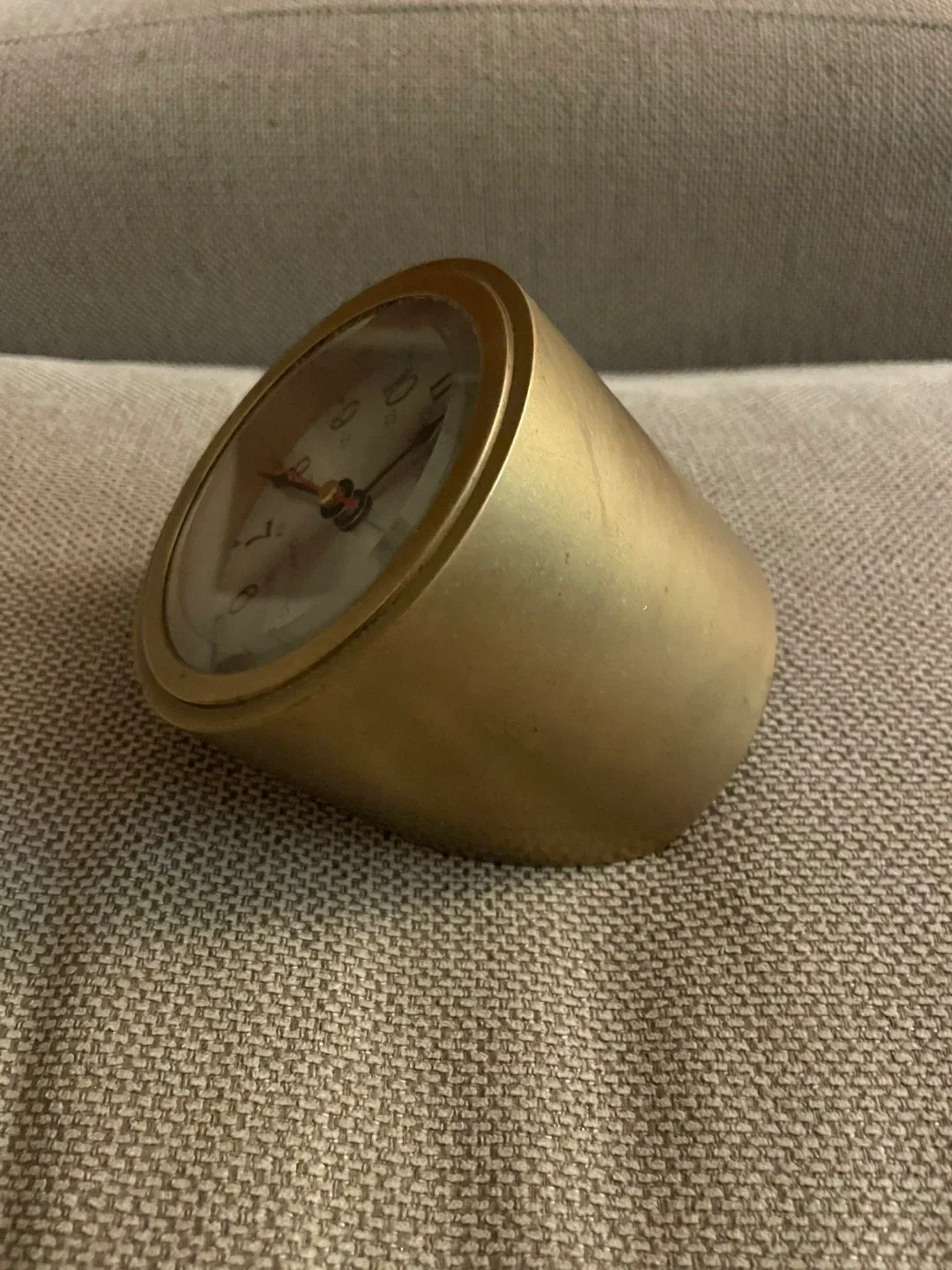 Brass Vintage Ship's Time Quartz Desk Clock image indicator(4)