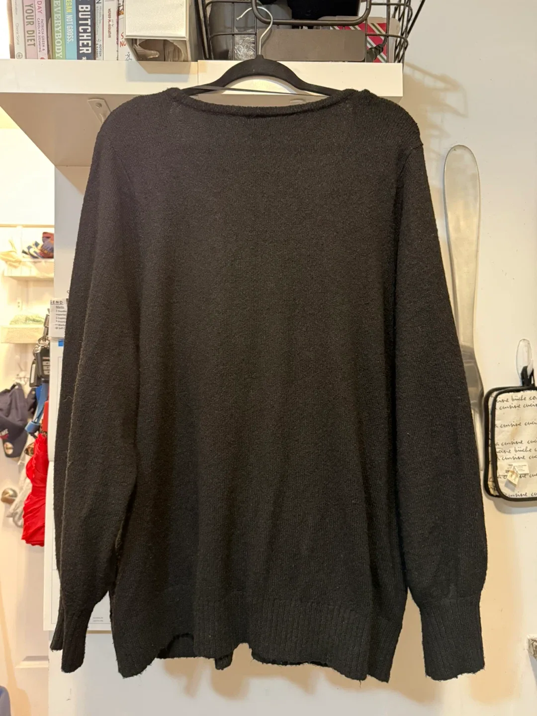 Torrid Black Wrap Front Cozy Sweater — Size 3 (3X / 22–24) image indicator(3)