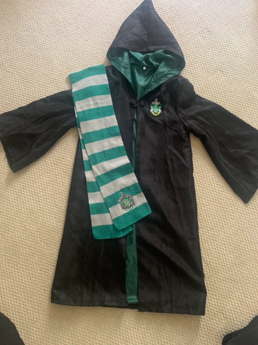 Harry Potter Slytherin Robe & Scarf - Size M