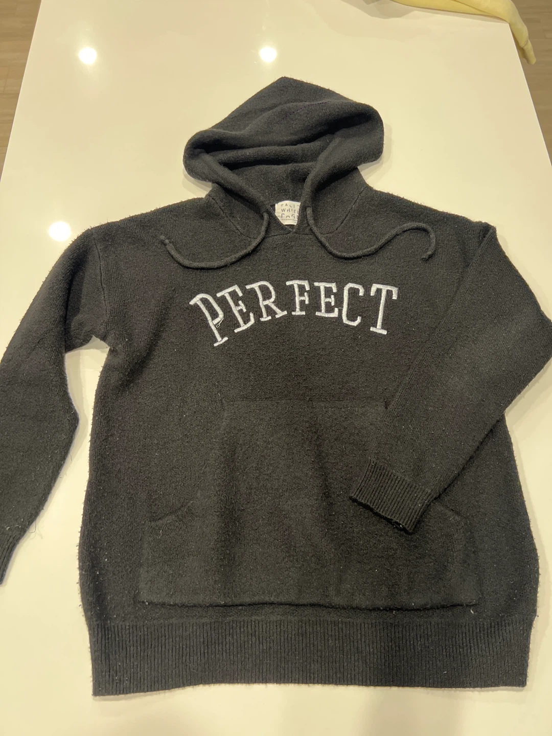 Earl White Label Perfect Hoodie - Black