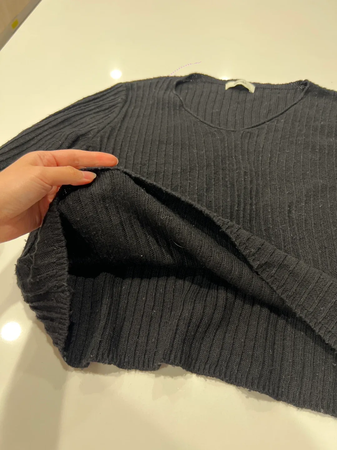 OH!HER Black Knit Sweater image indicator(3)