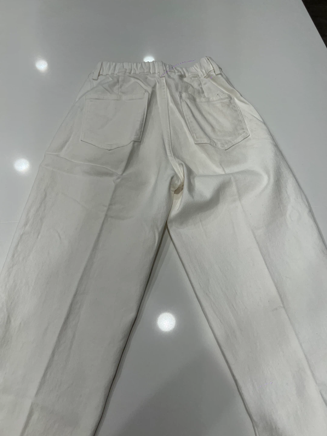 Fashion Deinm Paris White Jeans, Size 6 - photo 4