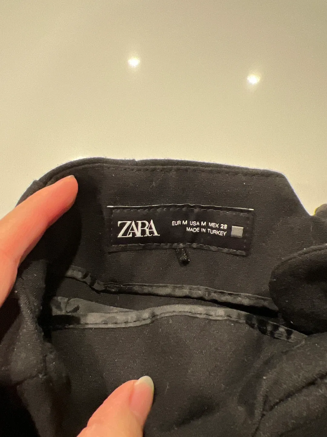 Zara Black Pants Size M image indicator(3)