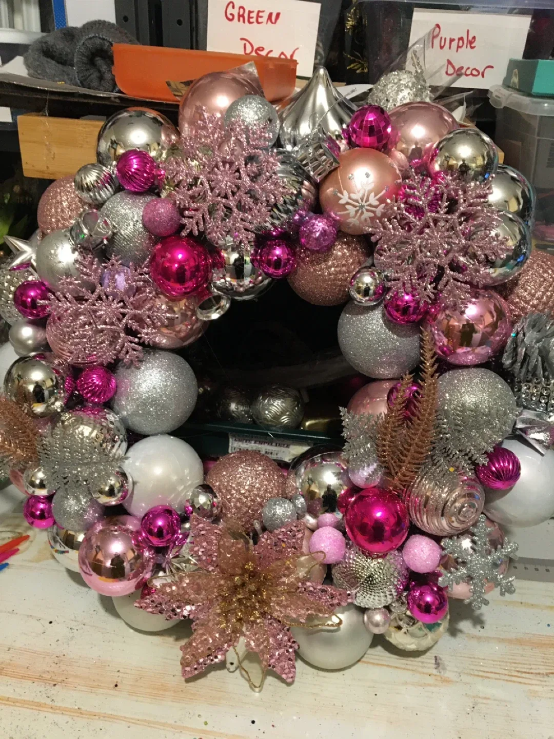 Handmade Christmas Ornament Wreath image indicator(9)