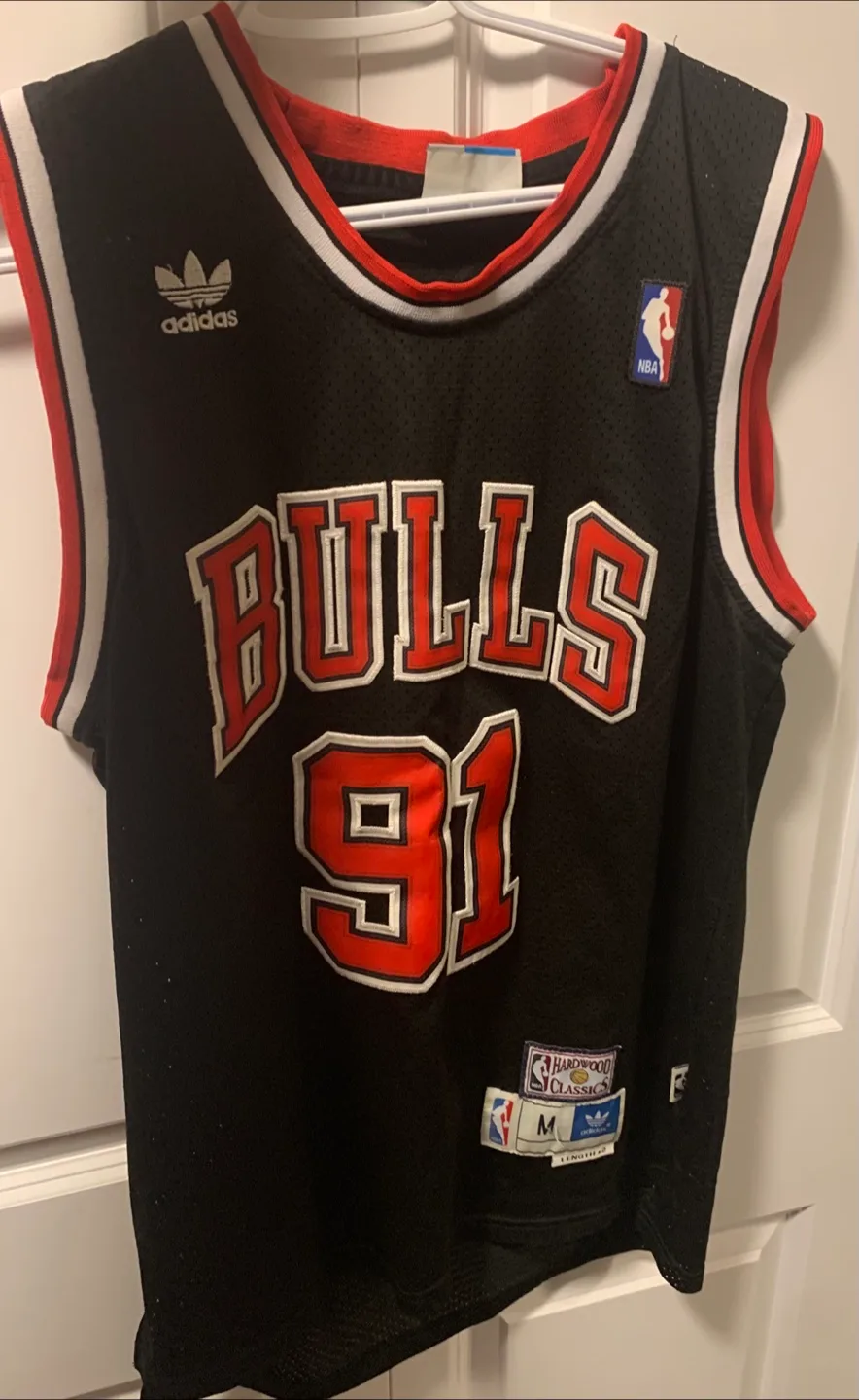 Adidas NBA Bulls Rodman Jersey Size M image indicator(4)