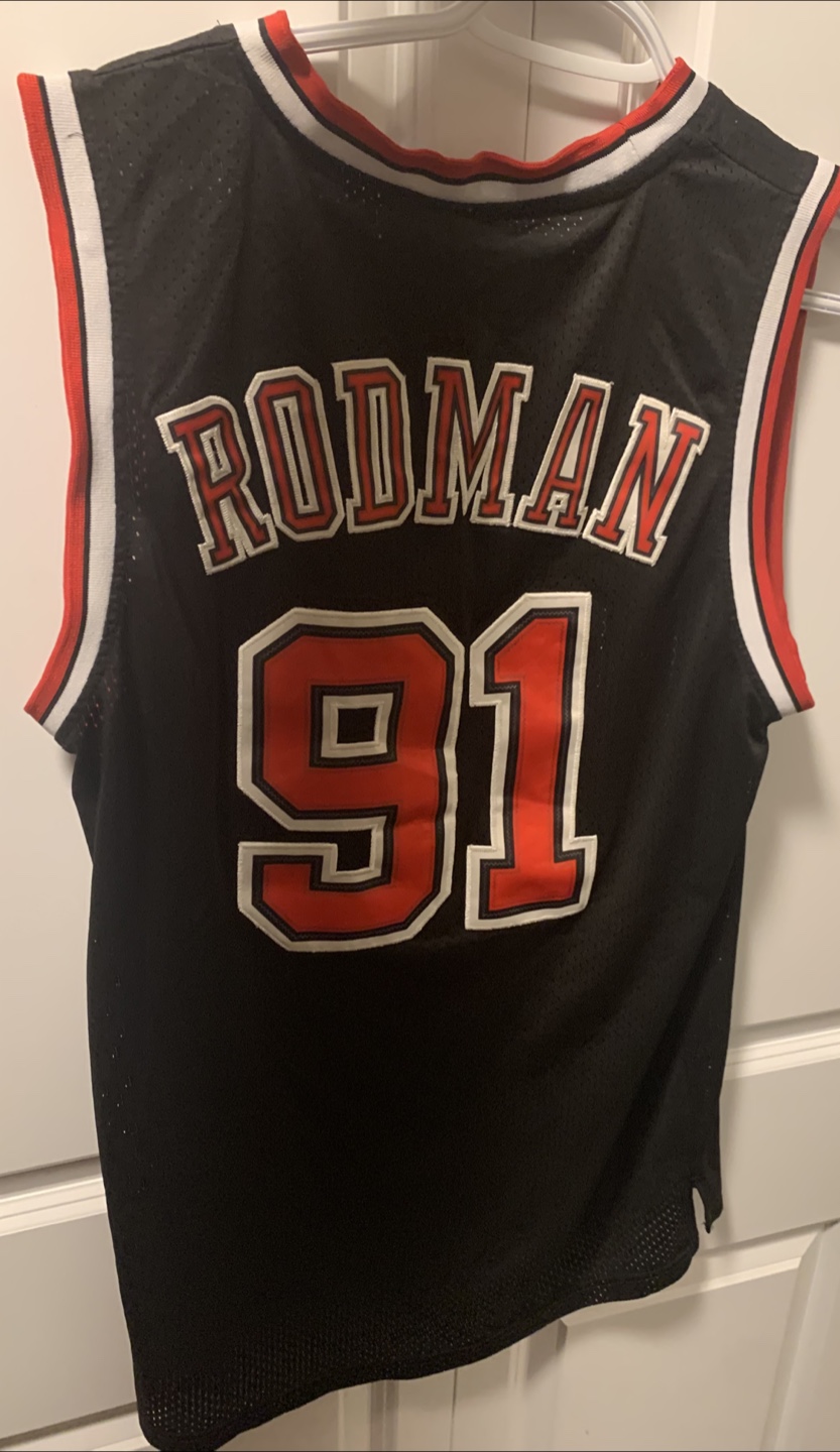 Adidas NBA Bulls Rodman Jersey Size M - photo 2