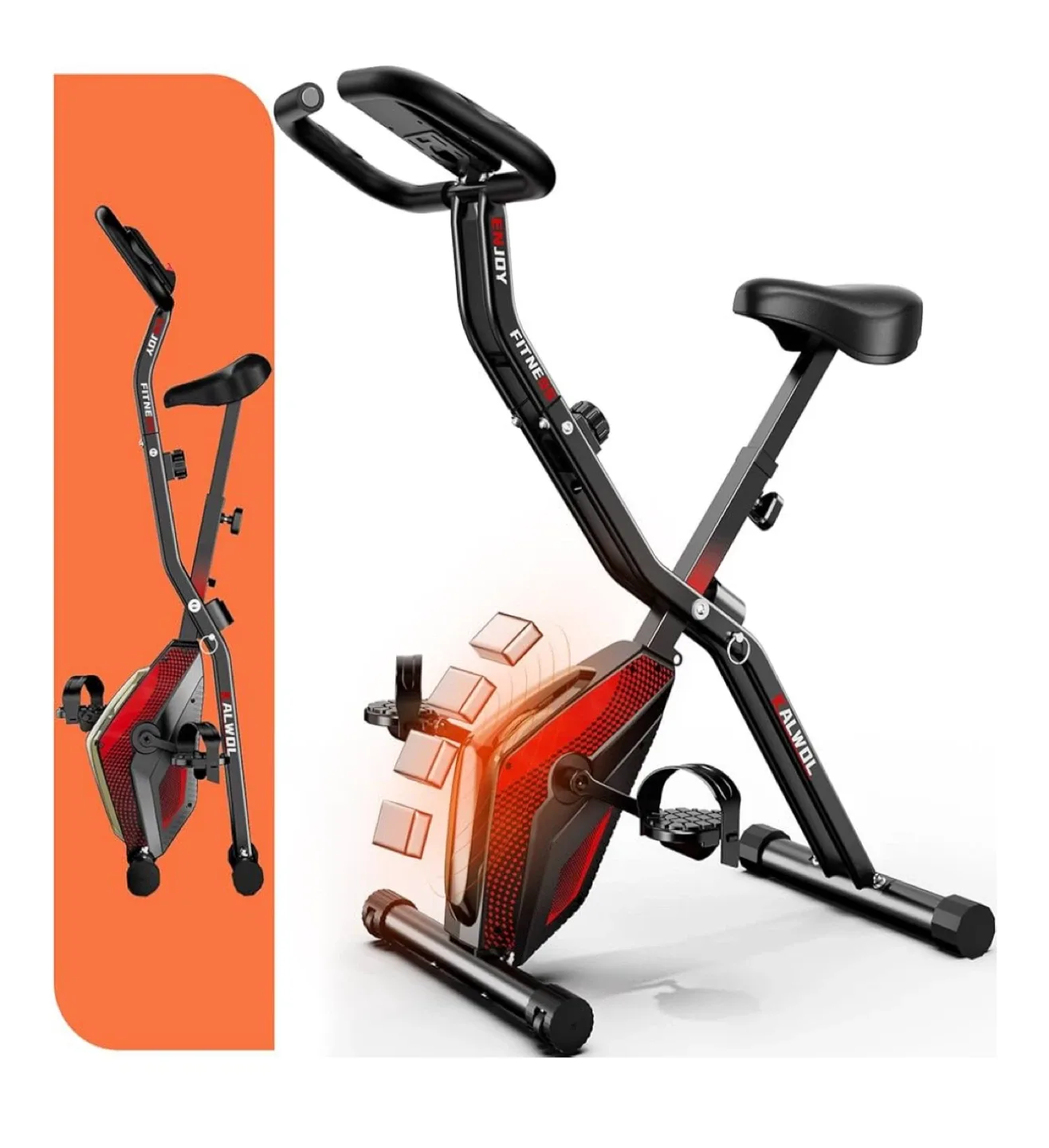 Folding exercise bike thumbnail