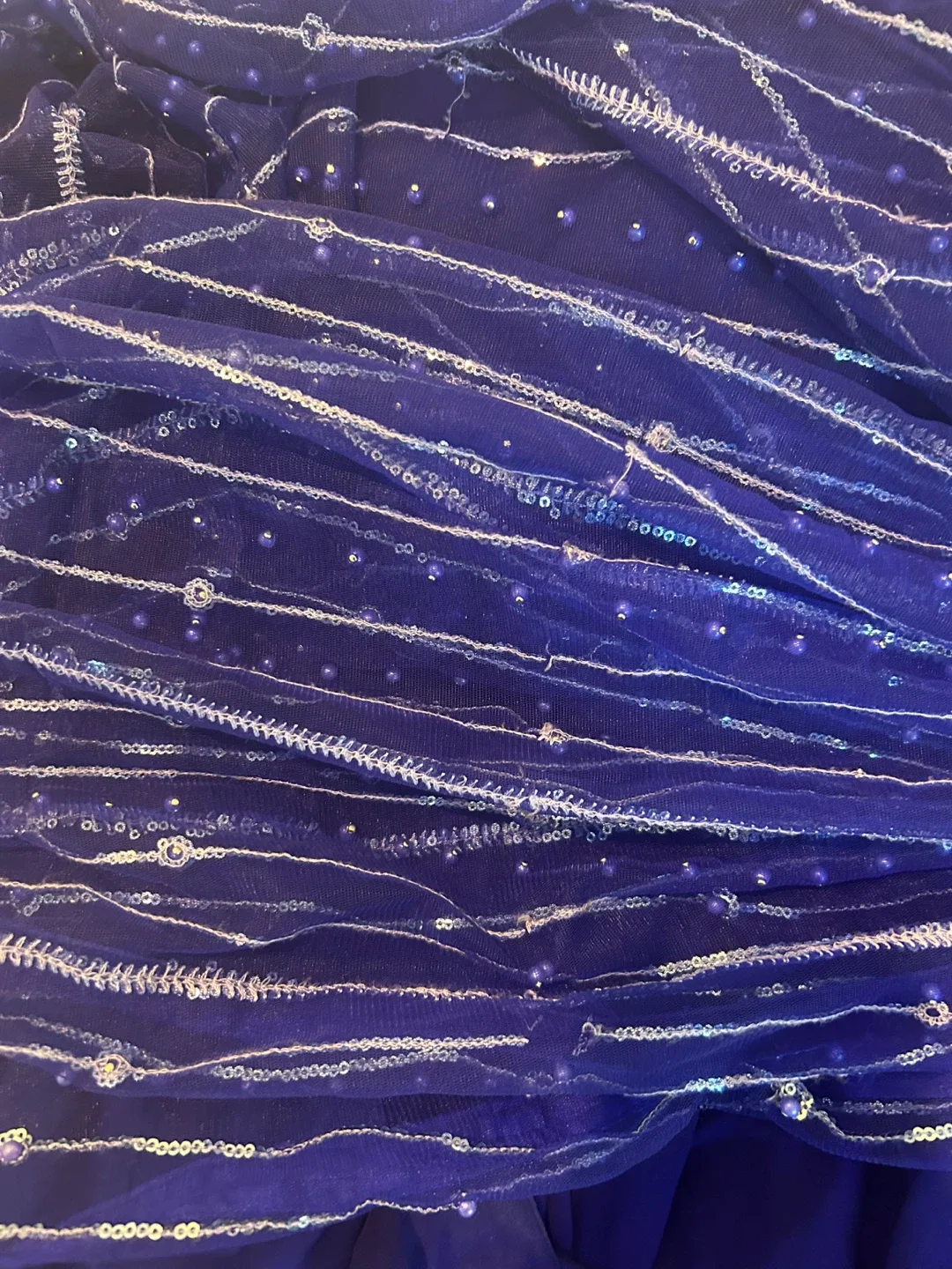 Blue Lehenga Saree image indicator(3)