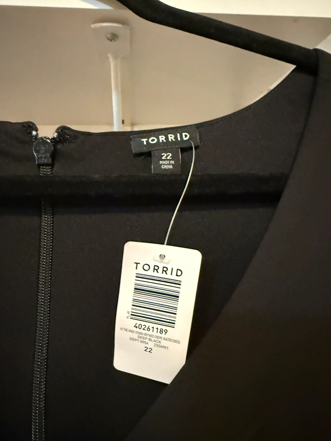 Torrid Black Skater Dress – Size 22 - photo 3