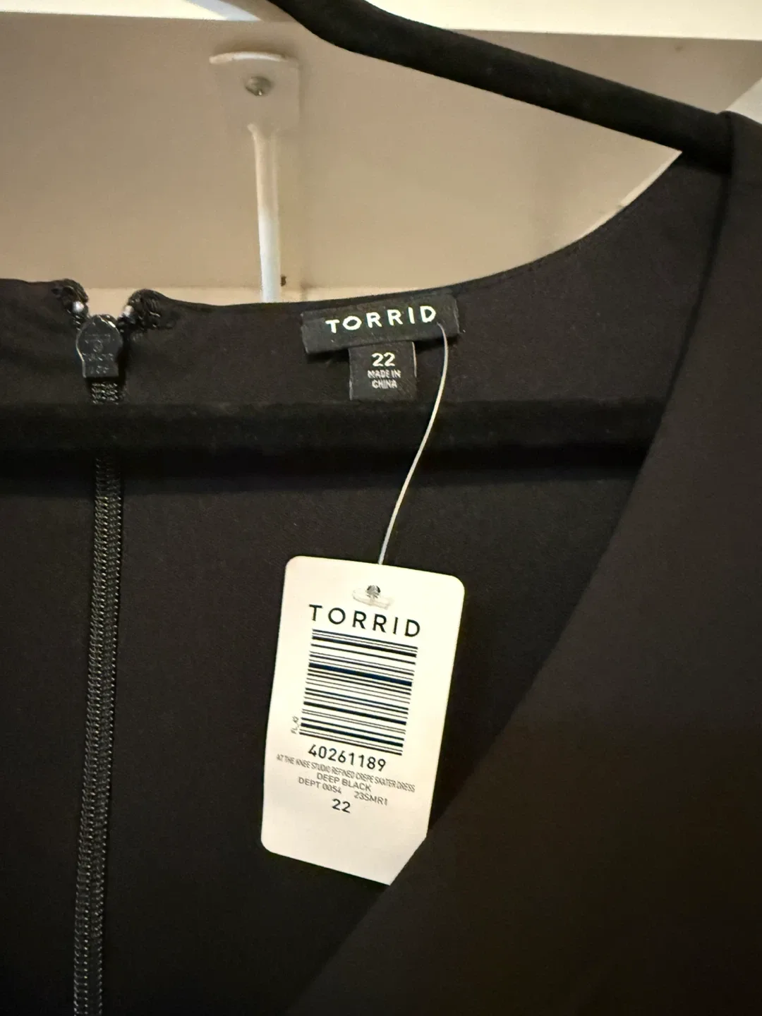 Torrid Black Skater Dress – Size 22 image indicator(3)