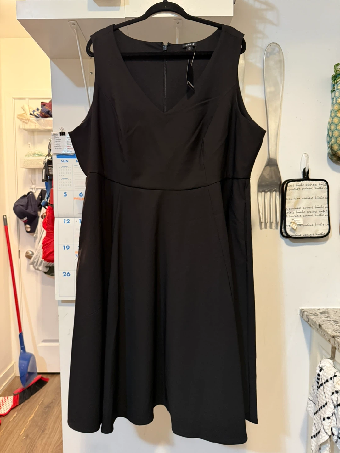 Torrid Black Skater Dress – Size 22 - photo 2