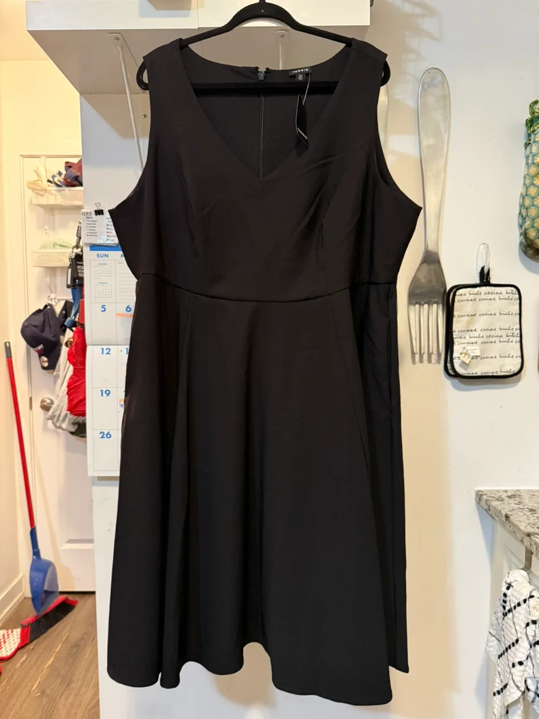 Torrid Black Skater Dress – Size 22 image indicator(2)