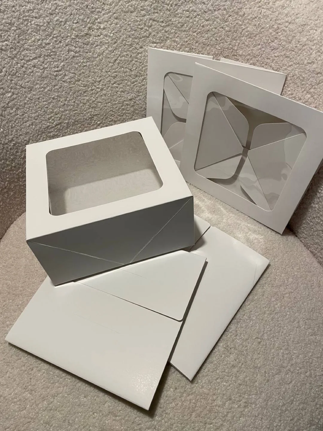 White Cupcake Boxes with Window (Set of 3) thumbnail