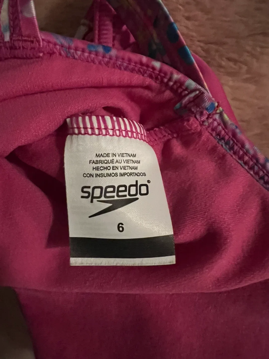 Speedo Swimsuit - Size 6 - Pink image indicator(3)