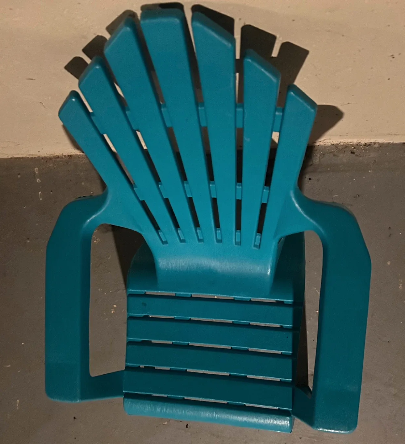 Children’s Teal Adirondack Chair - Outdoor Seating image indicator(2)