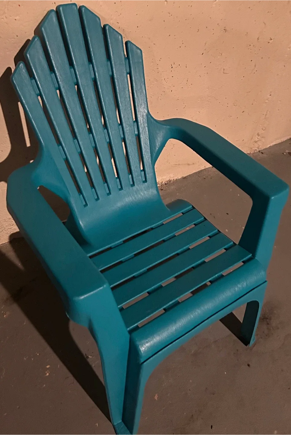 Children’s Teal Adirondack Chair - Outdoor Seating image indicator(5)