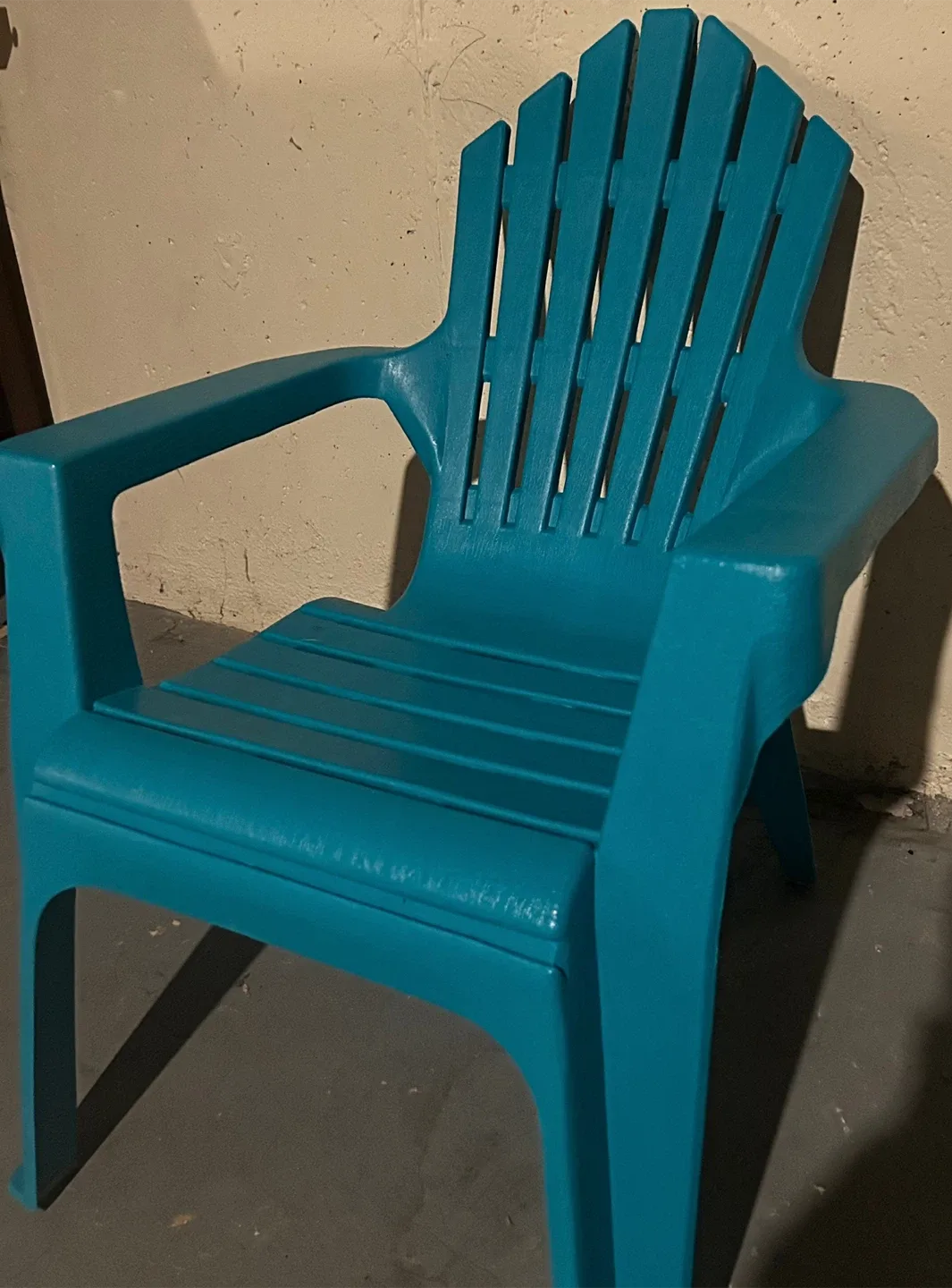 Children’s Teal Adirondack Chair - Outdoor Seating image indicator(4)