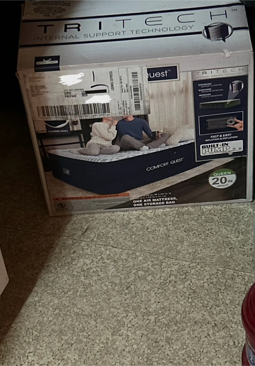 TriTech Comfort Quest Queen Air Mattress - NEW