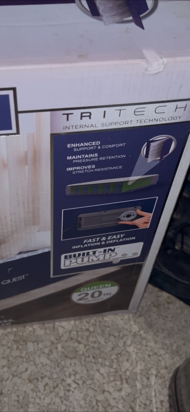 TriTech Comfort Quest Queen Air Mattress - NEW - photo 2