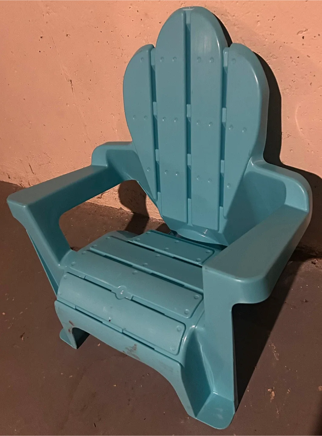Kids Adirondack Chair - Blue Plastic image indicator(4)