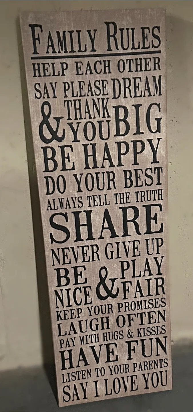 Family Rules Wall Decor image indicator(2)
