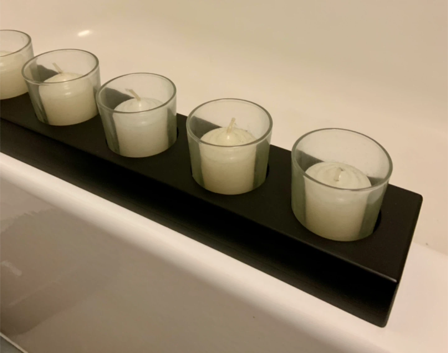 Black Candle Holder with 6 Votive Candles #gifting