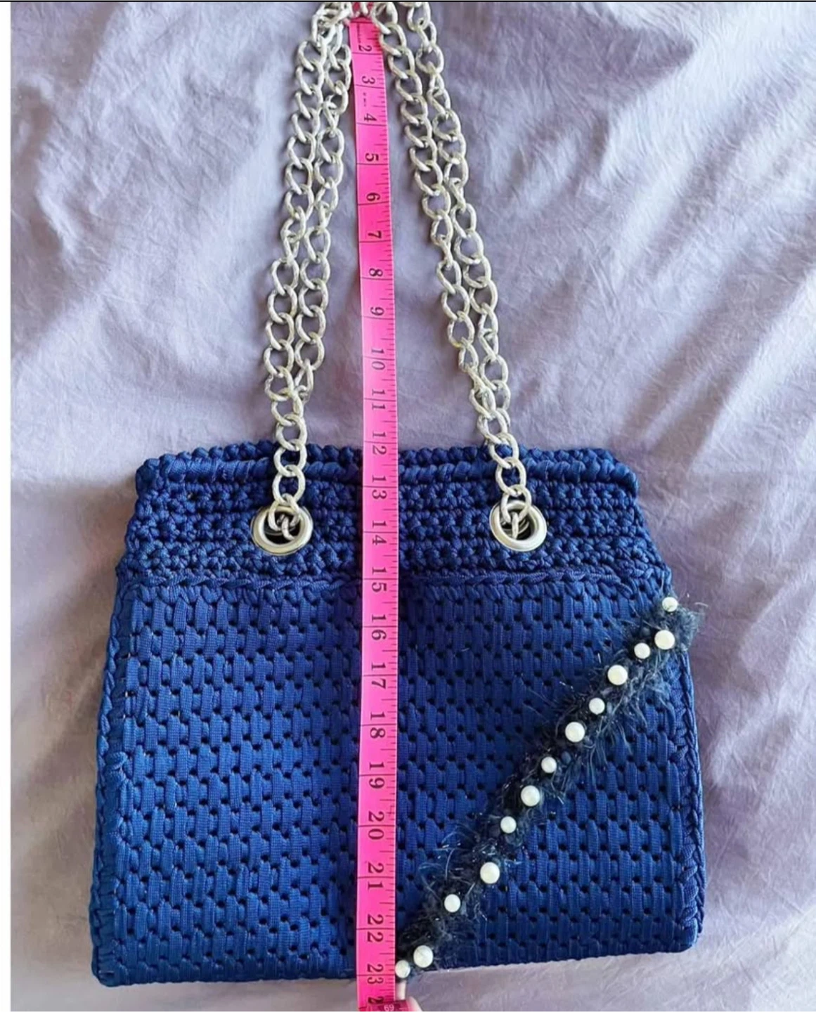 Handmade Crochet Shoulder Bag - photo 5