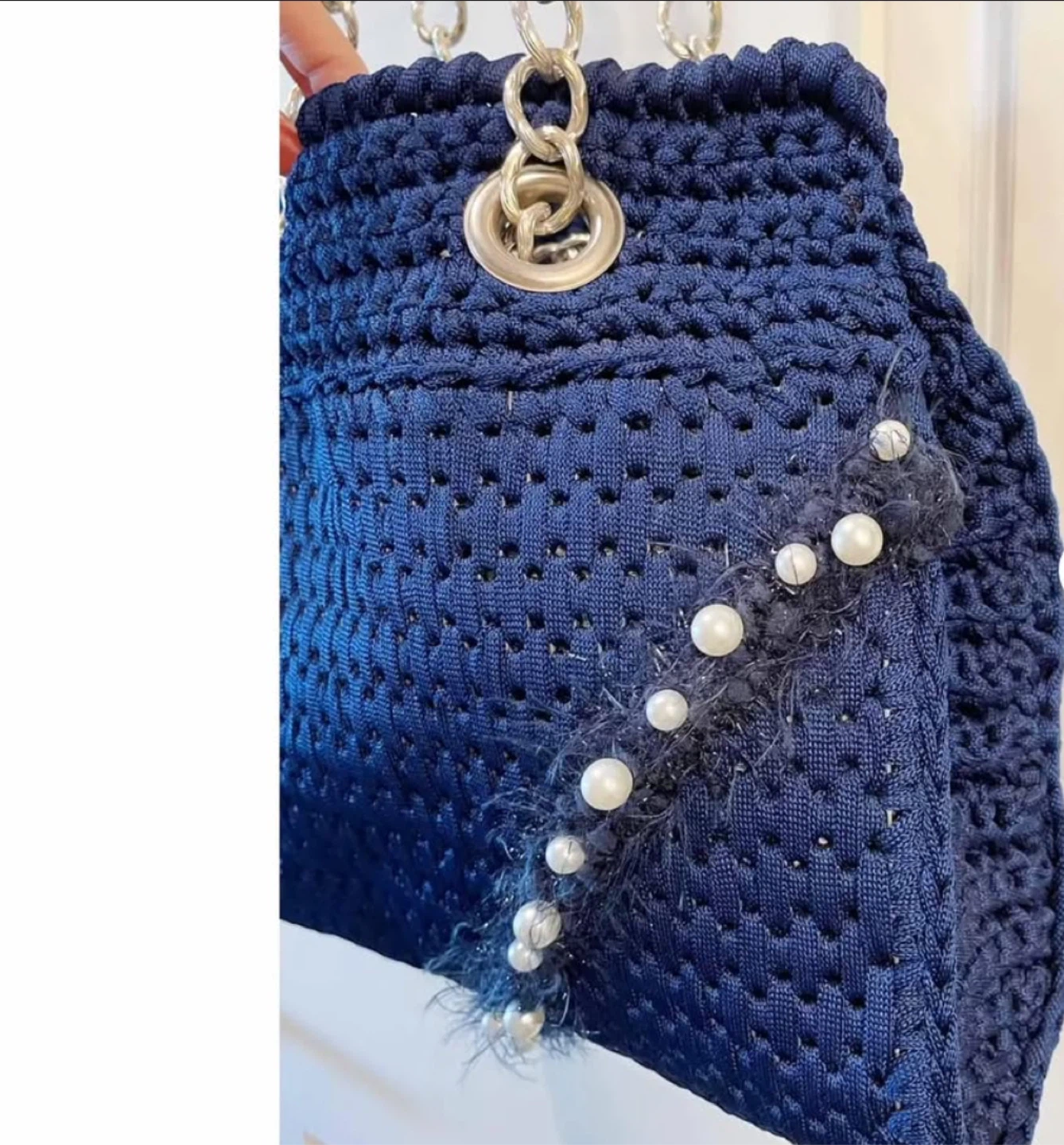 Handmade Crochet Shoulder Bag - photo 2