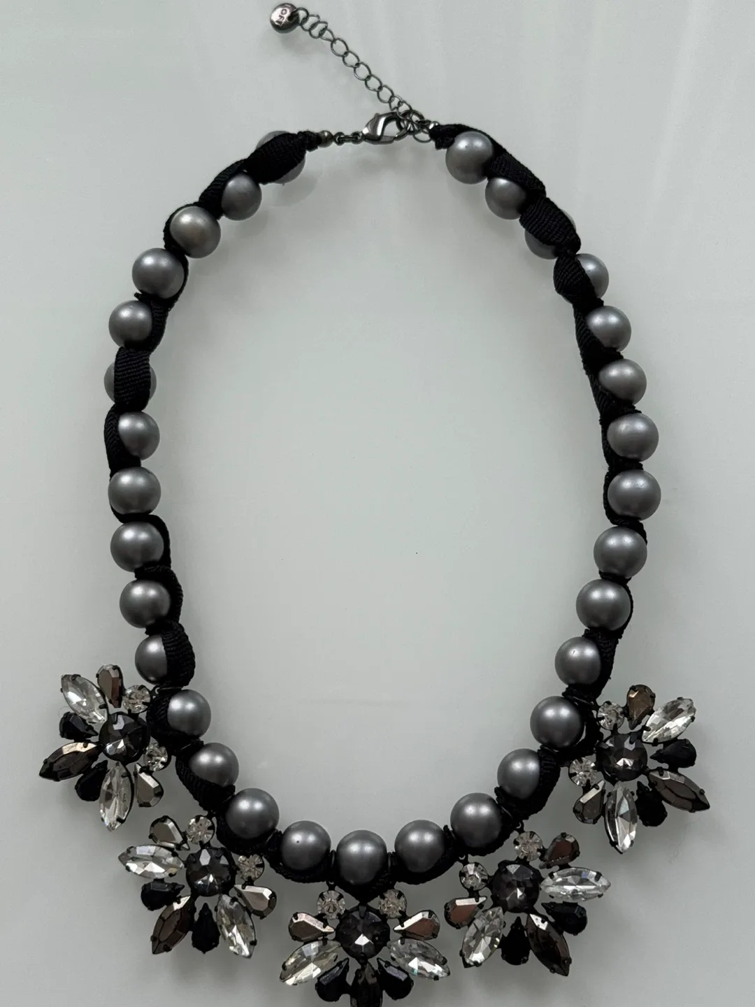 Statement Necklace - Black & Grey image indicator(5)